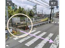 メナードフェイシャルサロン 吹田円山町/横断歩道を渡って下さい^_^