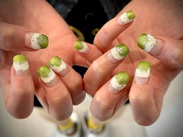 春ネイル！マグネットニュアンス