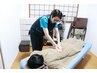 女性限定〔便秘改善〕ボディケア+腸もみ５０分￥3.500-