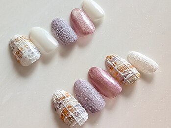 アスネイル(As nail)/ツィード柄ネイル
