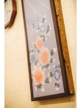 整体マッサージ処 勇唄/季節ごとに変わる手拭い額