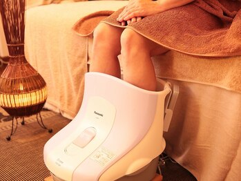 小顔アンドリラクゼーションサロン ナチュール(Nature)/温めるスチームフットスパ☆