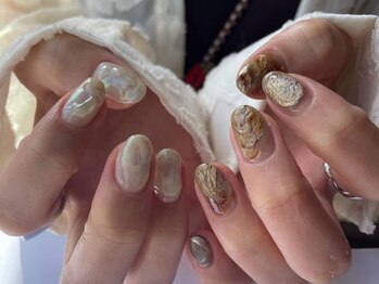 アイネイルズ 梅田店(I nails)/鉱物もやもやNarumi限定