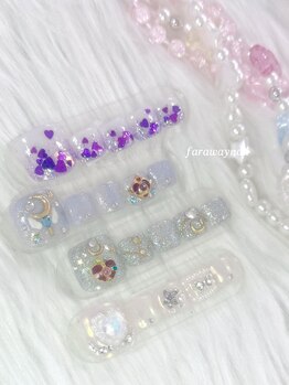 ファラウェイネイル(Faraway nail)/ゆめかわフットネイル☆