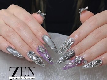 ゼン ネイル デザイン 池袋(ZEN NAIL DESIGN)/* 長 さだしやり放題×つけ放題