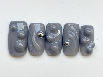 ジェミーネイル イケブクロ(Jemiy nail ikebukuro)/個性派ぷっくり￥9000