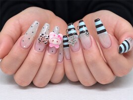 ボーダーパーツネイル