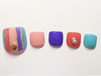 アンドシュシュネイル(&CHOU CHOU nail)/フット定額