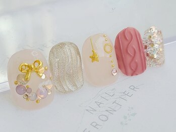 ネイルフロンティア 吉祥寺(NAIL FRONTIER)/ホリデーニットネイル8980円~