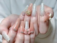 ウサギネイル 新大久保店(usagi nail)/リボンネイ