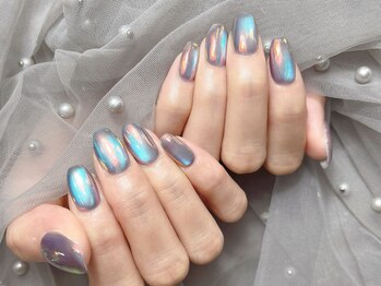 センシー ネイル スタジオ(Sensy Nail Studio)/オーロラマグネットネイル
