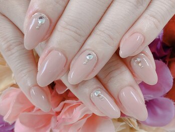 ダブルネイル(Double Nail)/【ほり】きれいめオフィスネイル