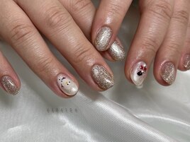 雪だるまnail