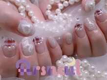 アルスネイル(Ars nail)/冬チェックネイル