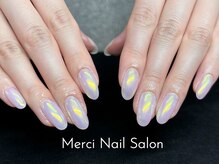 メルシー(Merci)/可愛いオーロラネイル