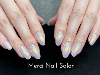 メルシー(Merci)/可愛いオーロラネイル