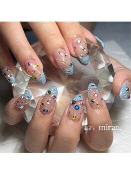 ネイルズミラク(nail's mirac.)/パステルフレンチネイル
