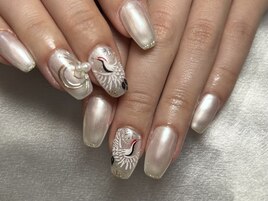 鶴ネイル