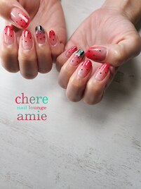 スイカネイル♪