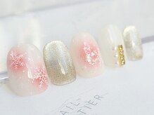 ネイルフロンティア 吉祥寺(NAIL FRONTIER)/雪の結晶ネイル8980円～