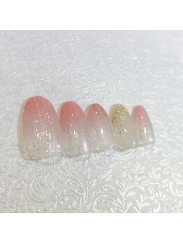 キュント(Qun’t)/ピンクバカラネイル