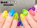 POP/カラフル/原宿ネイル