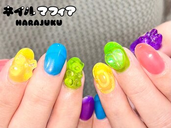 POP/カラフル/原宿ネイル