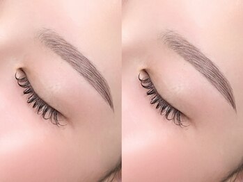 サロン プアナ(salon puana)の写真/【垢抜けNo.1メニュー★】まつげとアイブロウ同時施術が大好評◎間引き/毛量調整/眉メイクで美眉に♪