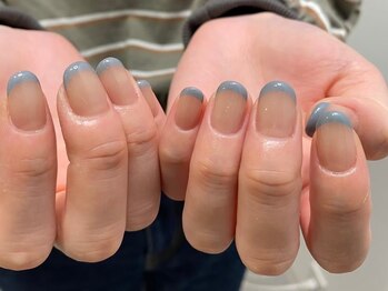 ネイル アバンス 西梅田店(Nail AVANCE.)の写真/『フィルイン』施術でお爪を傷ませない♪ワンカラーも色混ぜOK★シェラック・ネイルオフ・角質ケアも◎