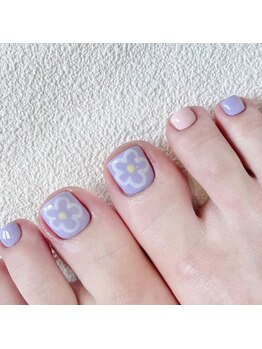 ヘブン ネイル 鶯谷(HEAVEN Nail)/爽やかな夏にぴったりのフット