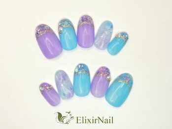 エリクサーネイル 池袋(Elixir Nail)/定額b カジュアル/クーポン使用