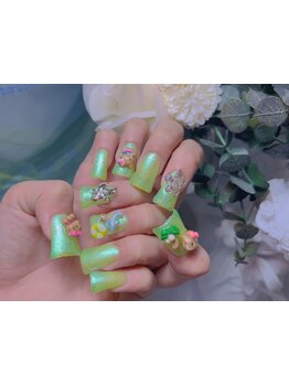 手描きアートが得意なサロン