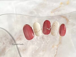 ハートネイル ホワイト シアー