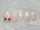 さくらんぼリボンピンク￥4500