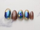 個性派ニュアンスネイル初￥7500