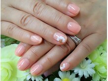 プルミエ ネイル(Premier Nail)/ワンカラー＋2本アート