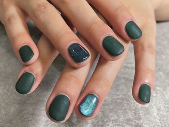 オムネイル 渋谷(HOMME NAIL)/ワンカラーネイル