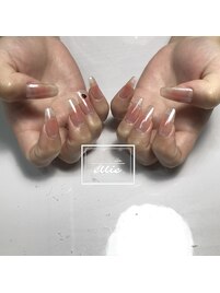 ミラーネイル/チークネイル