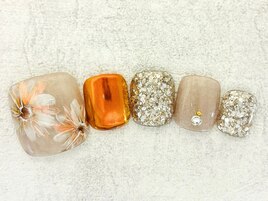 フット★ニュアンスひまわり★夏