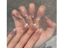 ワンホンキラキラネイル