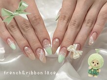 ルルシアン 代々木(luluchien)/フレンチレースネイル♪