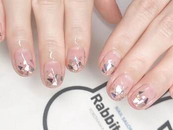 ネイルサロン ラビットフット(Rabbit foot)/ホイルネイル6980円