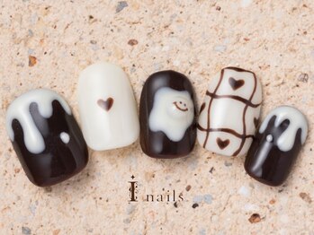 アイネイルズ 町田店(I nails)/手描きハートチョコ10480円