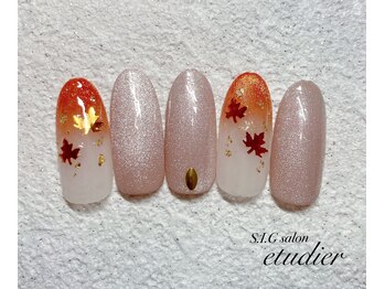 S.I.Gサロン エチュデイエ(etudier)/紅葉ネイル☆