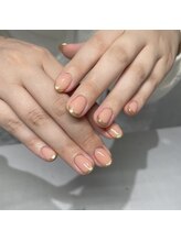 ミントリーフ バイ リート(Mint leaf by Reat)/ミラーフレンチネイル