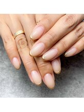 マノアネイル アシヤ(MANOA NAIL ASHIYA)/【パラジェル】ミラーフレンチ