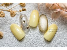 バブル シュガー バイ ネイルクローネ(bublle sugar by.nail crone)/イエローネイル
