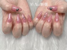 エムプラスネイル 新宿(M+Nail)/【長さ出し】ワンカラー