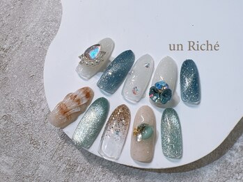 アンリッシュ 池袋東口店(un Riche)の写真/毎月新デザインを更新♪【アート定額7150円～】ニュアンス・マグネット・韓国風など、トレンドを楽しんで☆
