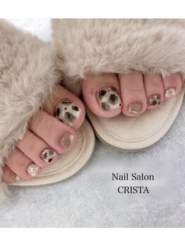 クリスタ(CRISTA)の写真/【フットケア・パラジェル込】フットジェルワンカラーが５９８０円～★角質ケアもオプションで出来ちゃう♪